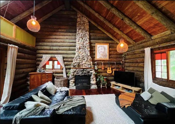 Coromandel Secluded Log Cabin Retreat Hikuai Экстерьер фото