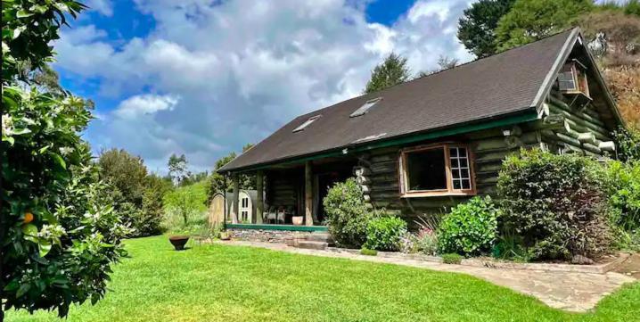 Coromandel Secluded Log Cabin Retreat Hikuai Экстерьер фото